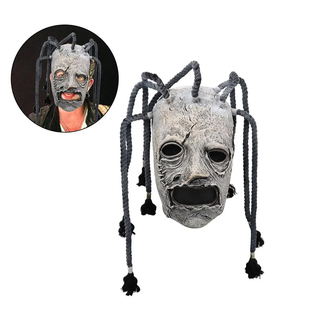 Halloween Mask For Slipknot Mask Movie Cosplay Horror Scary Clown Mask With Braid Hair Wig Halloween Latex Mask Party Costume
Halloween Mask For Slipknot Mask Movie Cosplay Horror Scary Clown Mask With Braid Hair Wig Halloween Latex Mask Party Costume