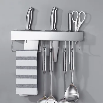Wall Mounted Storage Hanger Modern Stainless Steel Space Saving Kitchen Utensil Holder Pot Pan No Drilling Durable Cutlery Rack
Wall Mounted Storage Hanger Modern Stainless Steel Space Saving Kitchen Utensil Holder Pot Pan No Drilling Durable Cutlery Rack