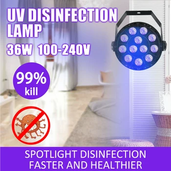 36W 12LED UV Disinfection Lamp Kill Mite Sterilizing Light with Remote Control Bactericidal Lamp Germicidal Disinfect UV Light
36W 12LED UV Disinfection Lamp Kill Mite Sterilizing Light with Remote Control Bactericidal Lamp Germicidal Disinfect UV Light