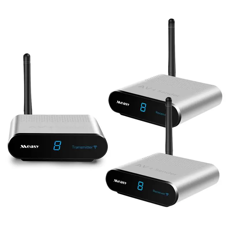AV530-2 AV 1 Transmitter 2 Receivers 5.8GHz Wireless 300m Playing TV Video Audio Sender Receiver Stereo Transmission
AV530-2 AV 1 Transmitter 2 Receivers 5.8GHz Wireless 300m Playing TV Video Audio Sender Receiver Stereo Transmission