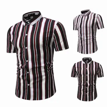 Striped men's shirt 2020 new summer men's Hawaiian shirt funny print refused lapel short sleeve casual shirt button streetwear
Striped men's shirt 2020 new summer men's Hawaiian shirt funny print refused lapel short sleeve casual shirt button streetwear
