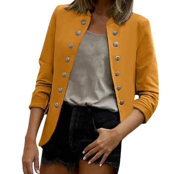 Women's Cardigan Coat Long Sleeve Buttons Solid Color Suit Coat Slim Up For Autumn And Winter Ladies Jacket Fashion 2020 #YL10
Women's Cardigan Coat Long Sleeve Buttons Solid Color Suit Coat Slim Up For Autumn And Winter Ladies Jacket Fashion 2020 #YL10