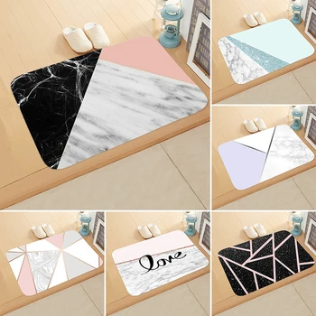 Doormat Kitchen Carpet Anti-Slip Waterproof Nordic Style Marble Map Polyester Rubber Bottom Bathroom Floor Dustproof Mats
Doormat Kitchen Carpet Anti-Slip Waterproof Nordic Style Marble Map Polyester Rubber Bottom Bathroom Floor Dustproof Mats