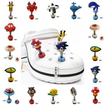 1PC Cute Cartoon PVC 3D Shoe Charms Decoration For Shoes Buckles Lovely Croc JIBZ Party Gift Shoe Accessories With Spring Buckle
1PC Cute Cartoon PVC 3D Shoe Charms Decoration For Shoes Buckles Lovely Croc JIBZ Party Gift Shoe Accessories With Spring Buckle