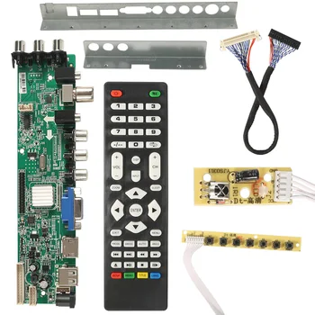 3663 NEW Digital DVB-C DVB-T/T2 Universal LCD LED TV Controller Driver Board Iron Plastic Baffle Stand 3463A Russian
3663 NEW Digital DVB-C DVB-T/T2 Universal LCD LED TV Controller Driver Board Iron Plastic Baffle Stand 3463A Russian