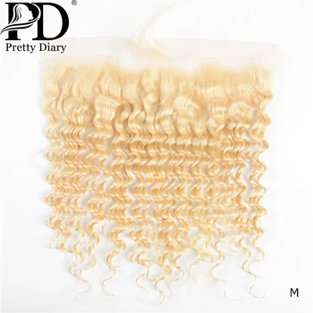 613 Honey Blonde Curly Hair Frontal Closure Bleached Knots Baby Hair Deep Wave Brazilian Human Hair Transparent Lace Frontal 
613 Honey Blonde Curly Hair Frontal Closure Bleached Knots Baby Hair Deep Wave Brazilian Human Hair Transparent Lace Frontal