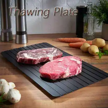 Fast Defrost Tray Thaw Froze Food Meat Fruit Fish Sea Food Quick Defrosting Plate Board Fast Thawing Kitchen Gadget Tools
Fast Defrost Tray Thaw Froze Food Meat Fruit Fish Sea Food Quick Defrosting Plate Board Fast Thawing Kitchen Gadget Tools