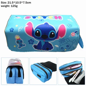 Cartoon Stitch Canvas Pencil Case Student Zipper penbag Women portable travel Makeupbag Cartoon Cosmetic bag Stationery Cute
Cartoon Stitch Canvas Pencil Case Student Zipper penbag Women portable travel Makeupbag Cartoon Cosmetic bag Stationery Cute