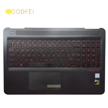 For HP OMEN 2nd 15-AX series TPN-Q173 Palmrest C Cover Upper Case US Keyboard Red Backlit Touchpad 859735-001
For HP OMEN 2nd 15-AX series TPN-Q173 Palmrest C Cover Upper Case US Keyboard Red Backlit Touchpad 859735-001