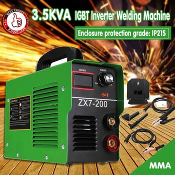 Portable EU Plug ZX7-200 4000W 3.5KVA Welding Machine IGBT Inverter Welding Tools Welding Machine Accessories
Portable EU Plug ZX7-200 4000W 3.5KVA Welding Machine IGBT Inverter Welding Tools Welding Machine Accessories