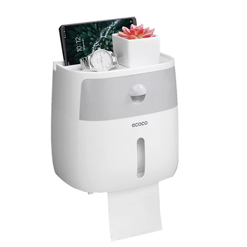 Ecoco Double-layer Tissue Storage Box Toilet Paper Holder for Living Room Bathroom Kitchen
Ecoco Double-layer Tissue Storage Box Toilet Paper Holder for Living Room Bathroom Kitchen