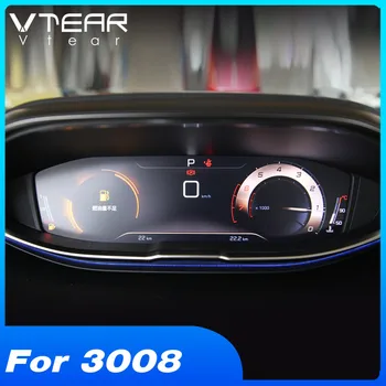 Vtear For Peugeot 3008 5008 car dashboard Tempered glass screen Protective film Interior modification Accessories 2017 2018 2019 
Vtear For Peugeot 3008 5008 car dashboard Tempered glass screen Protective film Interior modification Accessories 2017 2018 2019