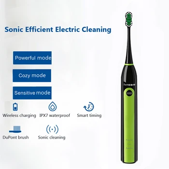 Sonic Electric Toothbrush Wireless Induction Third Modes IPX7 Waterproof Automatic Toothbrush Teeth Whitening Oral Care Adult
Sonic Electric Toothbrush Wireless Induction Third Modes IPX7 Waterproof Automatic Toothbrush Teeth Whitening Oral Care Adult