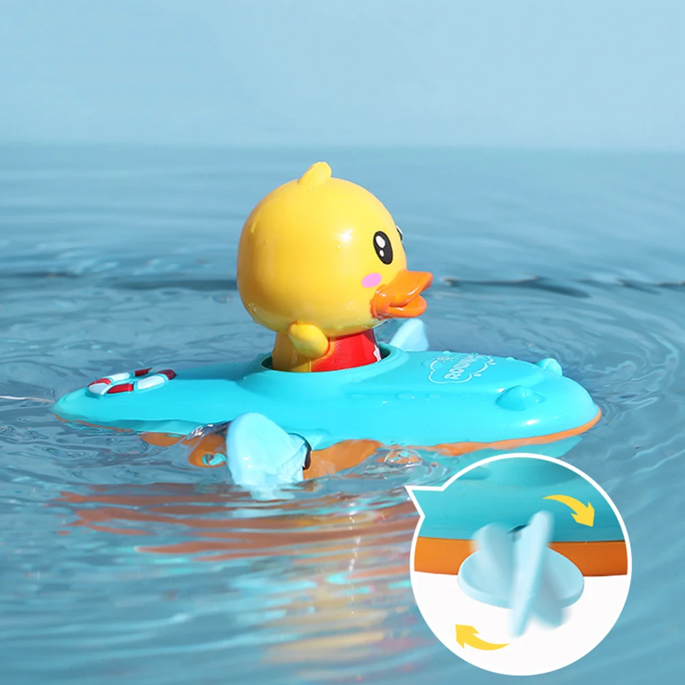 Children Bath Water Playing Toys Cute Cartoon Animal Yellow Duck Rowing Boat Swim Floating Pull Cord Spring Education Bathroom
Children Bath Water Playing Toys Cute Cartoon Animal Yellow Duck Rowing Boat Swim Floating Pull Cord Spring Education Bathroom