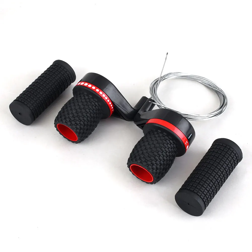 Bicycle Variable Speed Handle Grip Shifter Bike Cycling Speed Adjuster High Quality with Cover Accessories Twist Mountain
Bicycle Variable Speed Handle Grip Shifter Bike Cycling Speed Adjuster High Quality with Cover Accessories Twist Mountain