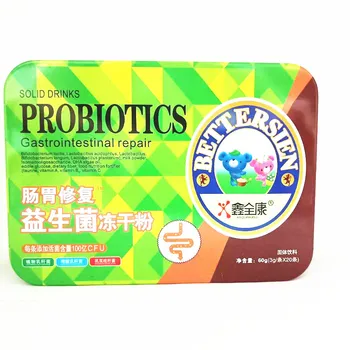 Iron Box Xin Quan Kang Probiotics Freeze-dried Power Freeze-dried Power for Adults and Children 3G * 20 Bags Powder 60G 730 Days
Iron Box Xin Quan Kang Probiotics Freeze-dried Power Freeze-dried Power for Adults and Children 3G * 20 Bags Powder 60G 730 Days