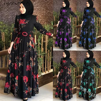 Lugentolo Women Long Dress Autumn Fashion Eleganr Arab Muslim Flower-floral High Waist Plus Size 5XL Princess New maxi Dresses
Lugentolo Women Long Dress Autumn Fashion Eleganr Arab Muslim Flower-floral High Waist Plus Size 5XL Princess New maxi Dresses