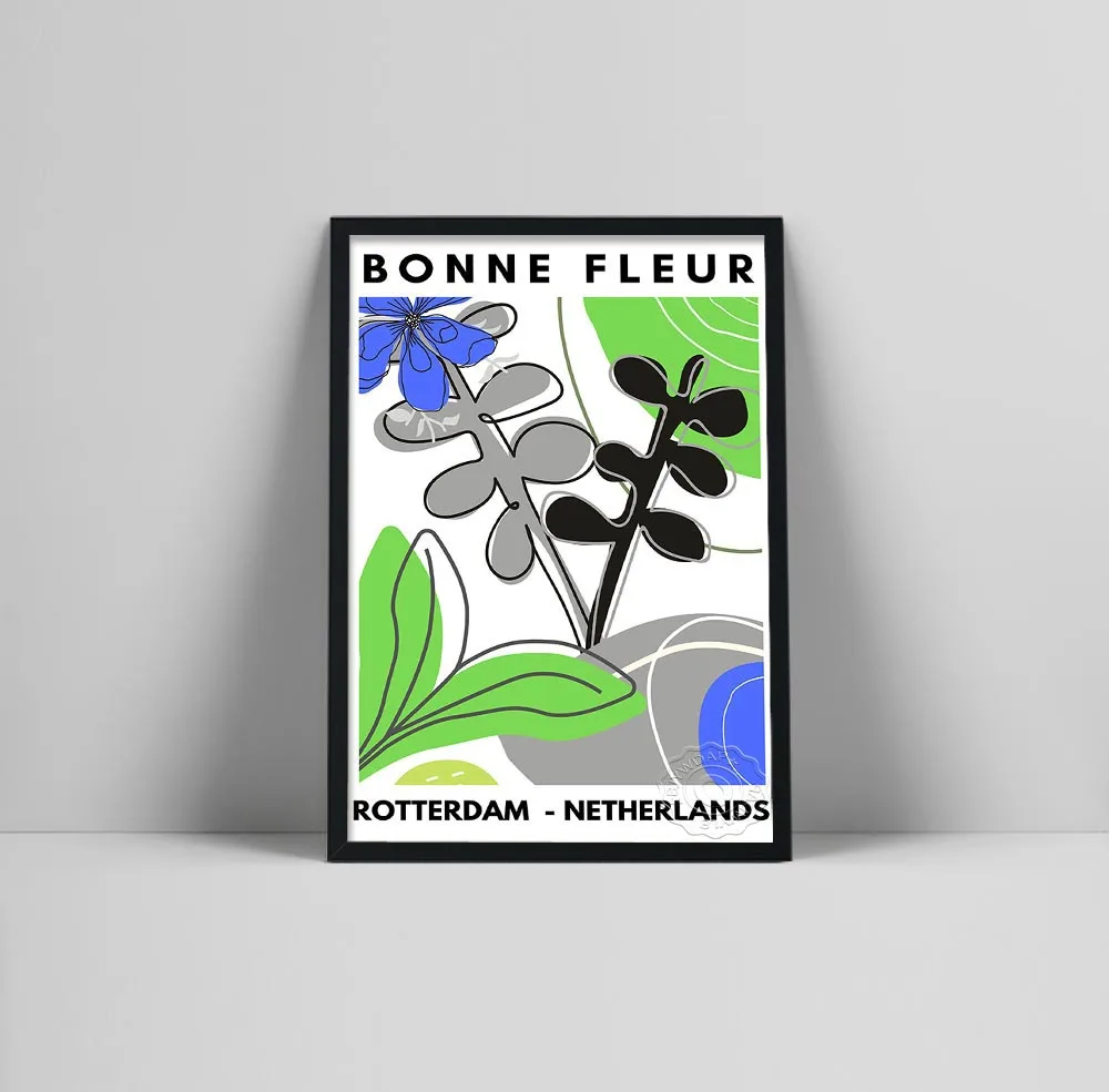 Netherlands Bonne Fleur Floral Posters Wall Art Canvas Painting Rotterdam Flower Market Poster Plantes Picture Home Poster Decor
Netherlands Bonne Fleur Floral Posters Wall Art Canvas Painting Rotterdam Flower Market Poster Plantes Picture Home Poster Decor