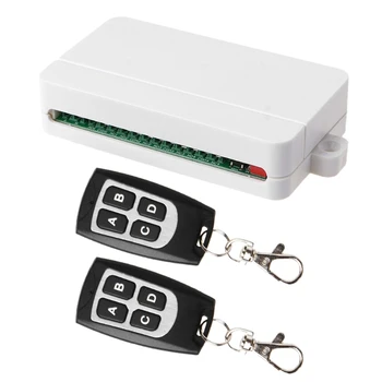 AC 85V-250V 4CH WiFi Remote Switch Garage Door Wireless Doorbell Receiver Module and 1/2 Pcs 433MHz RF Remote Controller
AC 85V-250V 4CH WiFi Remote Switch Garage Door Wireless Doorbell Receiver Module and 1/2 Pcs 433MHz RF Remote Controller