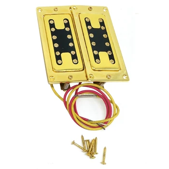 Guitar Pickup Double Coil Humbucker 6 String LP Pickups Neck and Bridge Set Gold 
Guitar Pickup Double Coil Humbucker 6 String LP Pickups Neck and Bridge Set Gold