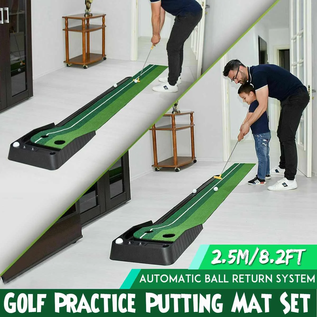 putting green automatic ball return
