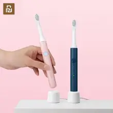 2019 nouveau XIAOMI si blanc sonique électrique dent-brosse sans fil Induction charge IPX7 étanche brosse dent(China)