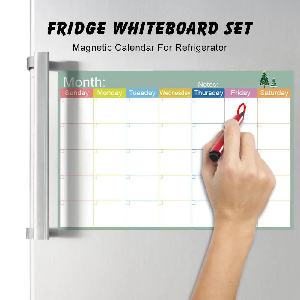 A3 Size Magnetic Whiteboard Weekly Planner Calendar Table Dry Erase White Board Calendar Schedules Fridge Sticker Message Board
A3 Size Magnetic Whiteboard Weekly Planner Calendar Table Dry Erase White Board Calendar Schedules Fridge Sticker Message Board