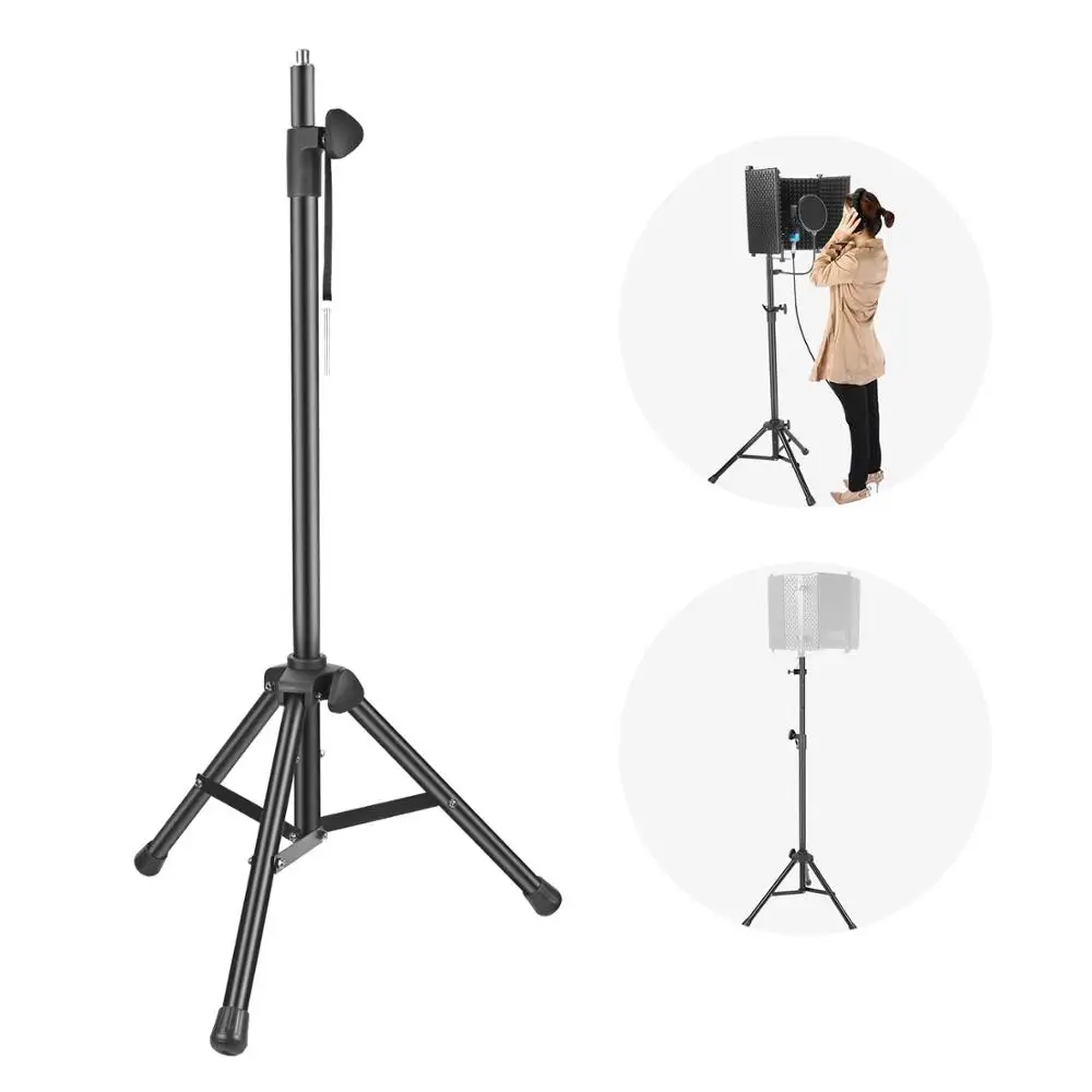 Neewer Wind Screen Bracket Stand, 65 inches/ 165.5 centimeters Stand Suitable for Supporting Acoustic Isolation Shield in Studio
Neewer Wind Screen Bracket Stand, 65 inches/ 165.5 centimeters Stand Suitable for Supporting Acoustic Isolation Shield in Studio