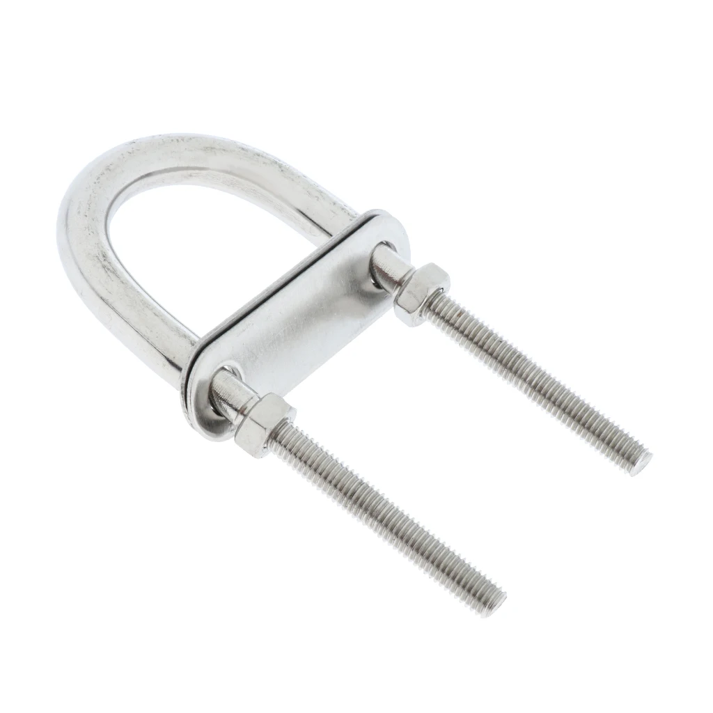 Bow Stern Eye, U-Bolt, 304 Stainless Steel, Boat Marine Rigging, M5×78 Bow Stern Eye, U-Bolt, 304 Stainless Steel, Boat Marine Rigging, M5×78