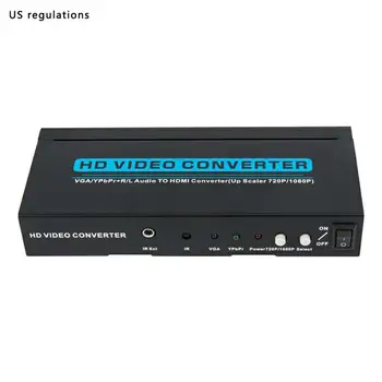 T-612B HD Video Converter VGA/Chromatic Aberration +Audio To HDMI with Scaler VGA/YbPr+RL Audio To HDMI Converter
T-612B HD Video Converter VGA/Chromatic Aberration +Audio To HDMI with Scaler VGA/YbPr+RL Audio To HDMI Converter