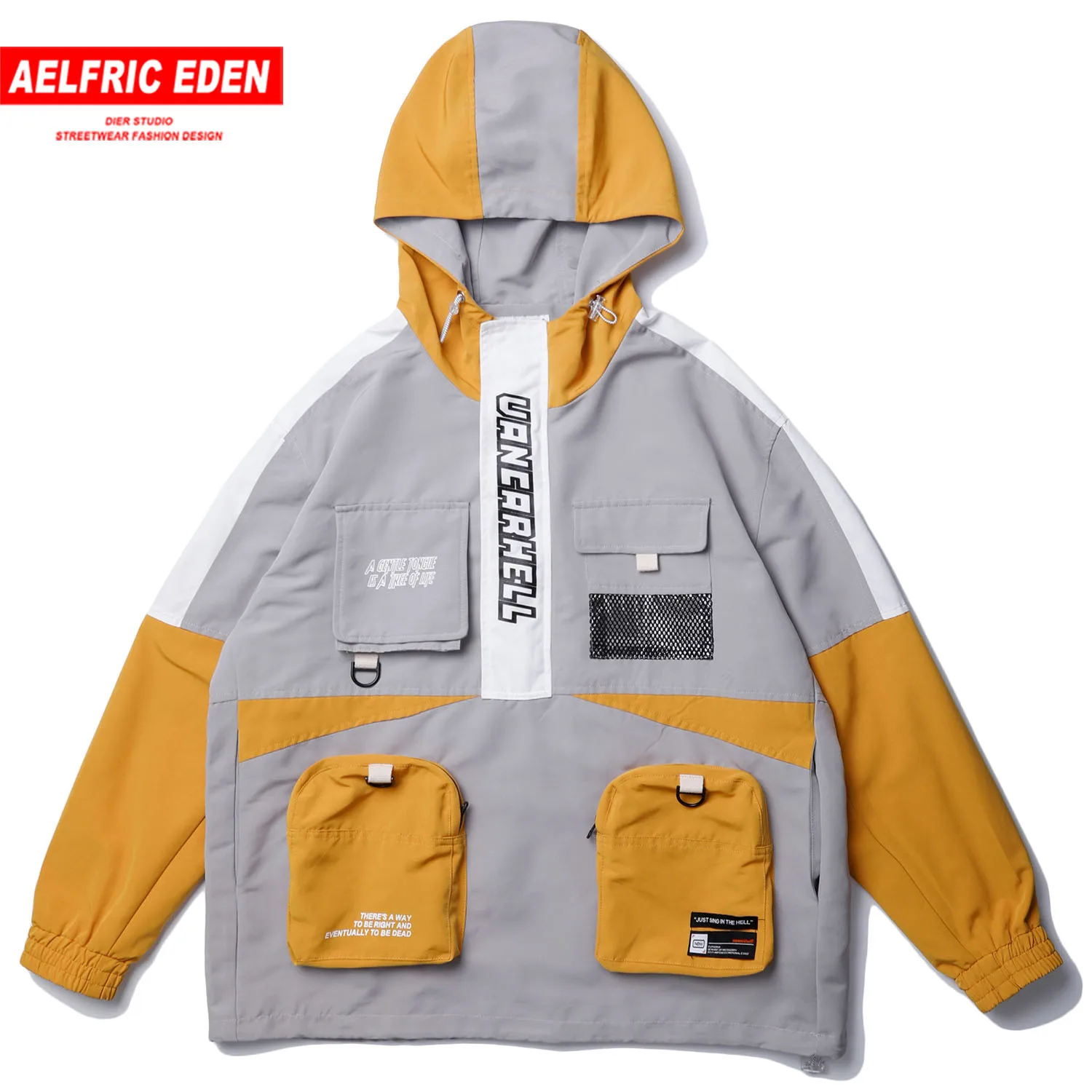 Aelfric Eden Hip Hop Patchwork Pockets Color Block Mens Hooded Jackets 2019 Autumn Streetwear Harajuku Tops Casual Cotton Coats
Aelfric Eden Hip Hop Patchwork Pockets Color Block Mens Hooded Jackets 2019 Autumn Streetwear Harajuku Tops Casual Cotton Coats
