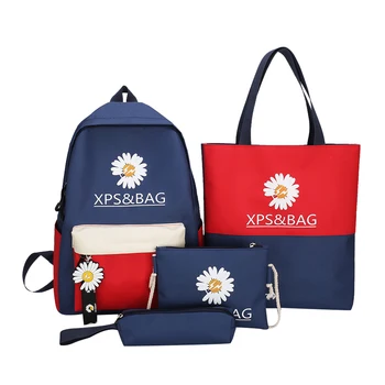 4pcs/Set Canvas Women Backpacks Daisy Flower School Rucksack Teenager Girls Travel Large Capacity Mochila Shoulder Book Bags
4pcs/Set Canvas Women Backpacks Daisy Flower School Rucksack Teenager Girls Travel Large Capacity Mochila Shoulder Book Bags
