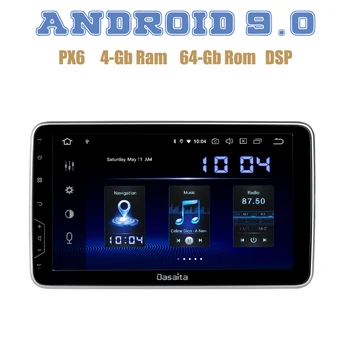 PX6 10.2" rotating IPS Screen Android 9.0 2 DIN Universal Car Radio Auto Stereo Multimedia Bluetooth GPS Navigation DSP HDMI
PX6 10.2" rotating IPS Screen Android 9.0 2 DIN Universal Car Radio Auto Stereo Multimedia Bluetooth GPS Navigation DSP HDMI