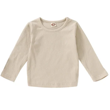 1Pc Baby Boy Girl Spring And Autumn Cotton Solid Color Tees Long Sleeve Tops Causal Soft Blouse Clothes 
1Pc Baby Boy Girl Spring And Autumn Cotton Solid Color Tees Long Sleeve Tops Causal Soft Blouse Clothes