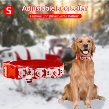 Christmas Pet Supplies Collar Dog Collar Pet Bell Collar Pet Supplies Dog Accessories Print Nylon Autumn/Winter Bells
Christmas Pet Supplies Collar Dog Collar Pet Bell Collar Pet Supplies Dog Accessories Print Nylon Autumn/Winter Bells