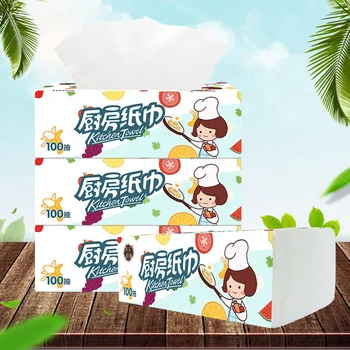 3 Packs Strong Oil-absorbing Kitchen Tissue Wood Pulp Water Absorption Paper Towel MDJ998
3 Packs Strong Oil-absorbing Kitchen Tissue Wood Pulp Water Absorption Paper Towel MDJ998