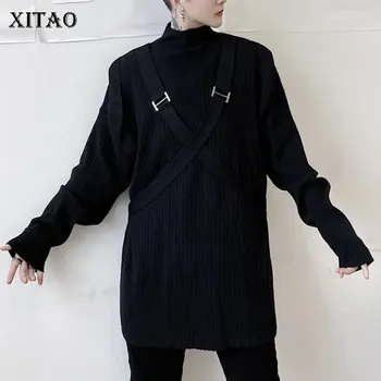 XITAO Black Pullover Women Loose Fashion Simple Casual All Match Mandarin Collar 2020 New Autumn White Women Clothes ZP3428 
XITAO Black Pullover Women Loose Fashion Simple Casual All Match Mandarin Collar 2020 New Autumn White Women Clothes ZP3428