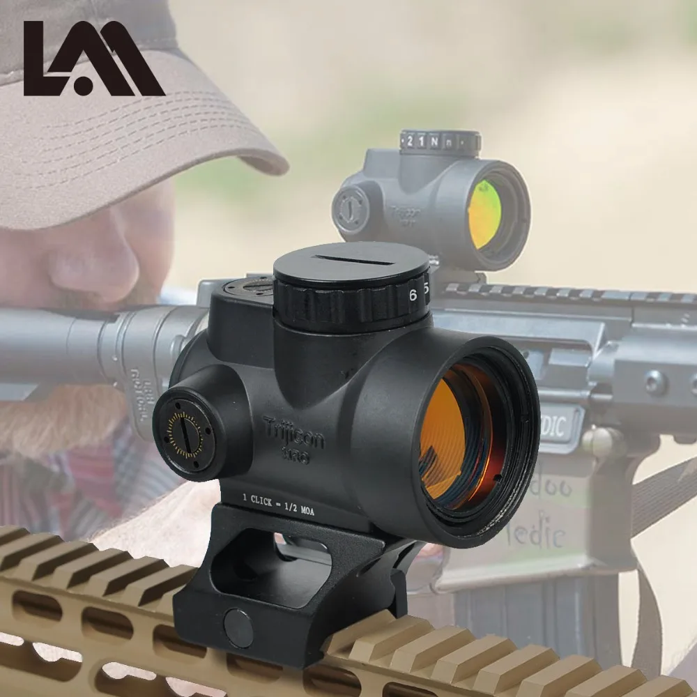 LAMBUL MRO Red Dot Sight 2 MOA AR15 тактические оптические охотничьи прицелы с низким и