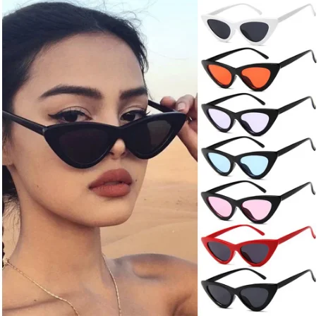 Sexy Triangle Cat Eye Sunglasses Women's Brand Designer Mirror Black Triangle Sunglasses Female Lens Chroma Streetwear Glasses
Sexy Triangle Cat Eye Sunglasses Women's Brand Designer Mirror Black Triangle Sunglasses Female Lens Chroma Streetwear Glasses