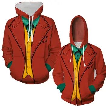 2019 Men's 3D Clown Stephen King's Hoodie Sweatshirt Zipper Jacket Cosplay Coat Pullover Sweatshirt Outfits New 
2019 Men's 3D Clown Stephen King's Hoodie Sweatshirt Zipper Jacket Cosplay Coat Pullover Sweatshirt Outfits New