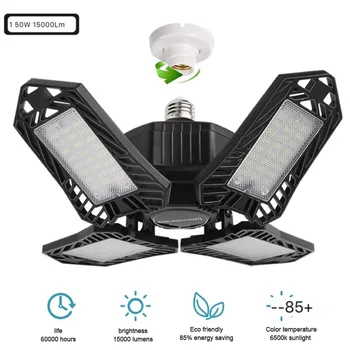 150W 15000LM Ceiling Lighting Warehouse Easy Install LED Garage Light Barn Gym Daylight Basement Adjustable Angle Deformable
150W 15000LM Ceiling Lighting Warehouse Easy Install LED Garage Light Barn Gym Daylight Basement Adjustable Angle Deformable