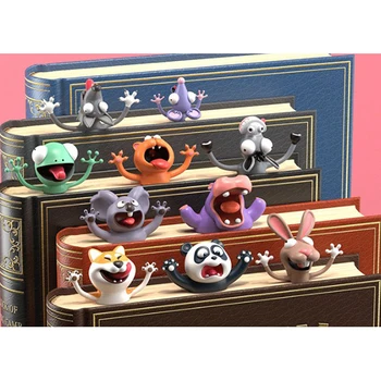 3D Stereo Cartoon Lovely Animal Bookmark Original Cute Cat PVC Material Funny Student Children School Stationery For Kids Gift
3D Stereo Cartoon Lovely Animal Bookmark Original Cute Cat PVC Material Funny Student Children School Stationery For Kids Gift