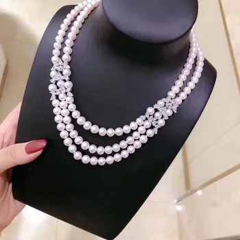 D316 Fine Jewelry Hand Made 5-6mm Natural Fresh Water White Pearls Necklaces for Women Fine Pearls Necklaces
D316 Fine Jewelry Hand Made 5-6mm Natural Fresh Water White Pearls Necklaces for Women Fine Pearls Necklaces