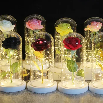 LED Beauty Rose and Beast Battery Powered Red Flower String Light Desk Lamp Romantic Valentine's Day Birthday Gift Decoration
LED Beauty Rose and Beast Battery Powered Red Flower String Light Desk Lamp Romantic Valentine's Day Birthday Gift Decoration