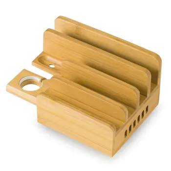 Wooden Charging Dock Station Multi-Function for Mobile Phone Holder Stand Bamboo Charger Stand Base For Apple Watch iPad iPhone
Wooden Charging Dock Station Multi-Function for Mobile Phone Holder Stand Bamboo Charger Stand Base For Apple Watch iPad iPhone
