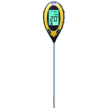 4 In1 Digital Soil Meter PH Moisture Soil Meters Detector Multitool Sunlight/Moisture/PH value/Temperature Instrument For Plants
4 In1 Digital Soil Meter PH Moisture Soil Meters Detector Multitool Sunlight/Moisture/PH value/Temperature Instrument For Plants