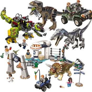Jurassic World Brutal Raptor Building Blocks Jurrassic World 2 Dinosaur Figure Brick Compatible Lepining Toy for Children Dino
Jurassic World Brutal Raptor Building Blocks Jurrassic World 2 Dinosaur Figure Brick Compatible Lepining Toy for Children Dino
