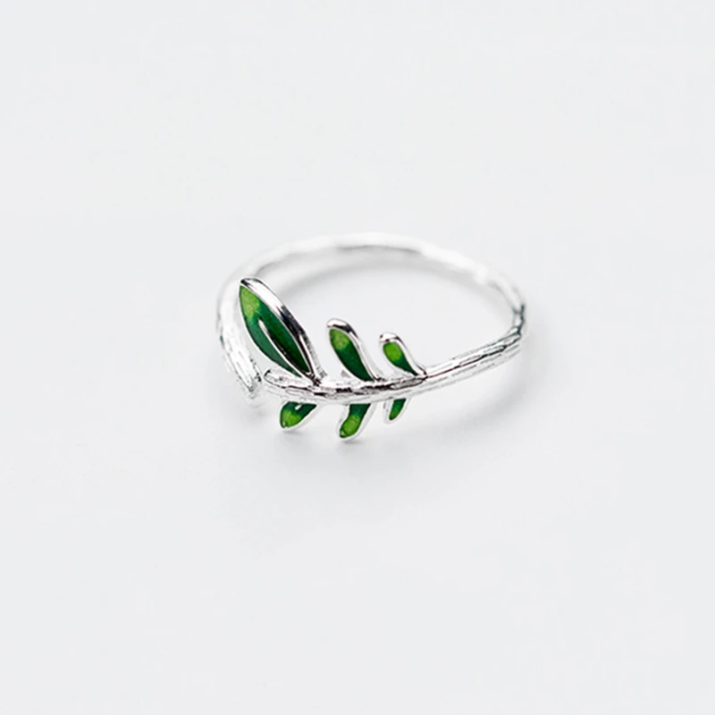 Simple Chic Women Leaf Real 925 Sterling Silver Ring Unique Charming Japan And South Korea Fine Jewelry Party Bijoux Gift
Simple Chic Women Leaf Real 925 Sterling Silver Ring Unique Charming Japan And South Korea Fine Jewelry Party Bijoux Gift