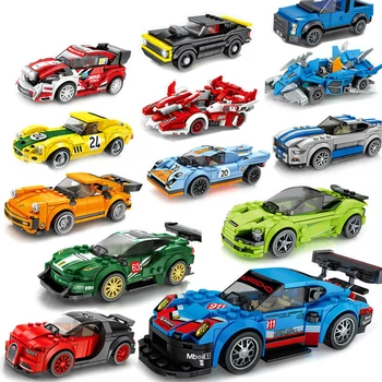 Creative Racing Car Series Building Blocks Vehicle Compatible Happy Educational Toys For Children Assembling Gift
Creative Racing Car Series Building Blocks Vehicle Compatible Happy Educational Toys For Children Assembling Gift