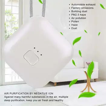 USB Portable Wearable Air Purifier 15 Seconds Fast Purification Charging 20 Minutes Lasting Working 2.5 Hours Low Noise
USB Portable Wearable Air Purifier 15 Seconds Fast Purification Charging 20 Minutes Lasting Working 2.5 Hours Low Noise